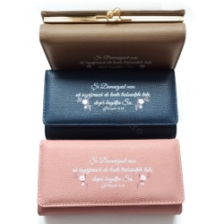 Portofele pentru femei, clips si portmoneu, Dumnezeu meu sa ingrijeasca...